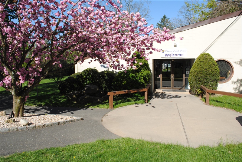 Front of Upper School -spring